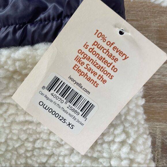 Ivory Ella Sherpa Jacket - Picture 4 of 9